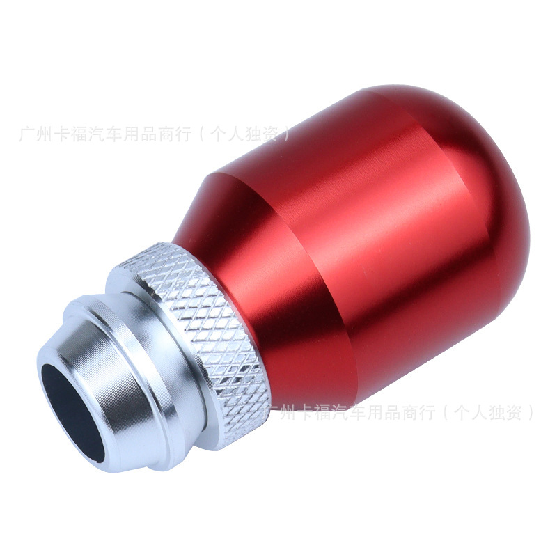 Universal Adjustable Retractable Gear Shift Knob for Car Modification, Aluminum Alloy Manual/Automatic Gear Shift Handle Ball Head