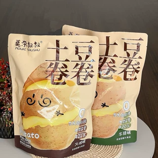 莫奈叔叔土豆卷卷火鸡味牛排味薯条脆土豆条办公解馋零食独立包装