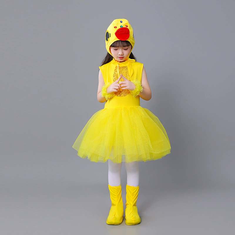 Детский костюм (B.Duck) дизайн утка и цыпленок, шляпа/ободок, размеры 110–160 см