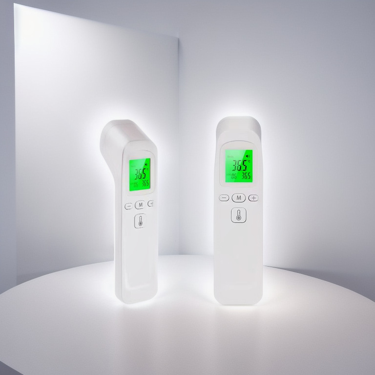 跨境英文直板监护仪体温计快速测温枪FDA卡仕康额温枪厂家批发