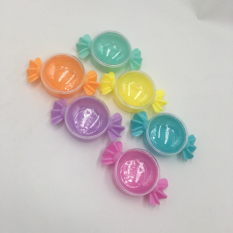 Color de simulación pequeña caja de embalaje de caramelo forma de caramelo juguete para niños caja de embalaje de azúcar caja transparente pequeño juguete