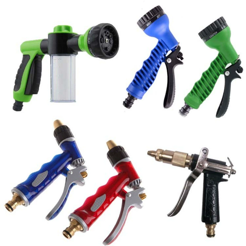 Полная медная водяная пушка пена горшок инструмент для домашнего полива цветов мойка автомобиля машина машина артефакт высокого давления водяной пистолет головка пистолета