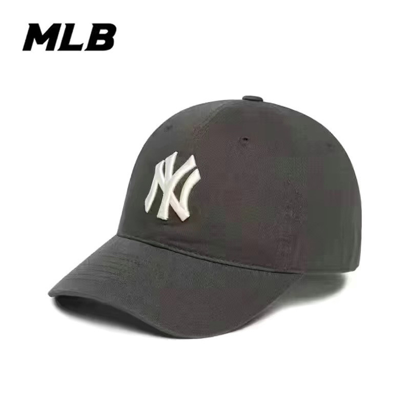 韩国MLB帽子情侣同款软顶小标NY鸭舌帽LA休闲明星男女同款棒球帽|undefined