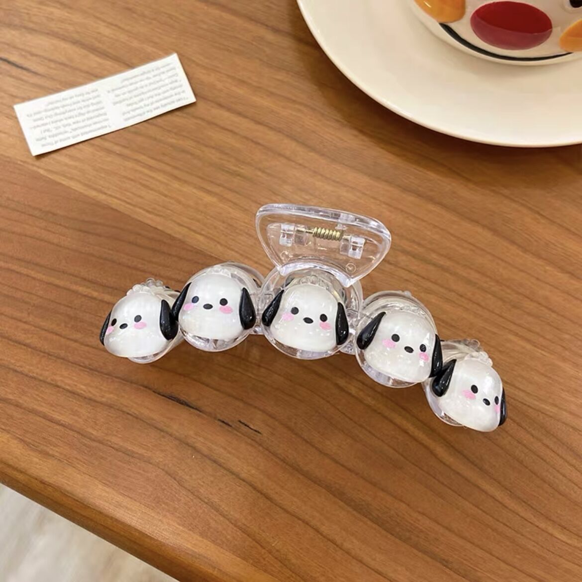 Fine flash Sanrio pinza meildi de las mujeres de nuevo horquilla lindo elegante nueva chica no duele el pelo clip de tiburón