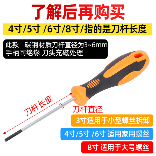 Long screwdriver for repair