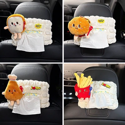 Car tissue box/set, cartoon hanging seat back tissue