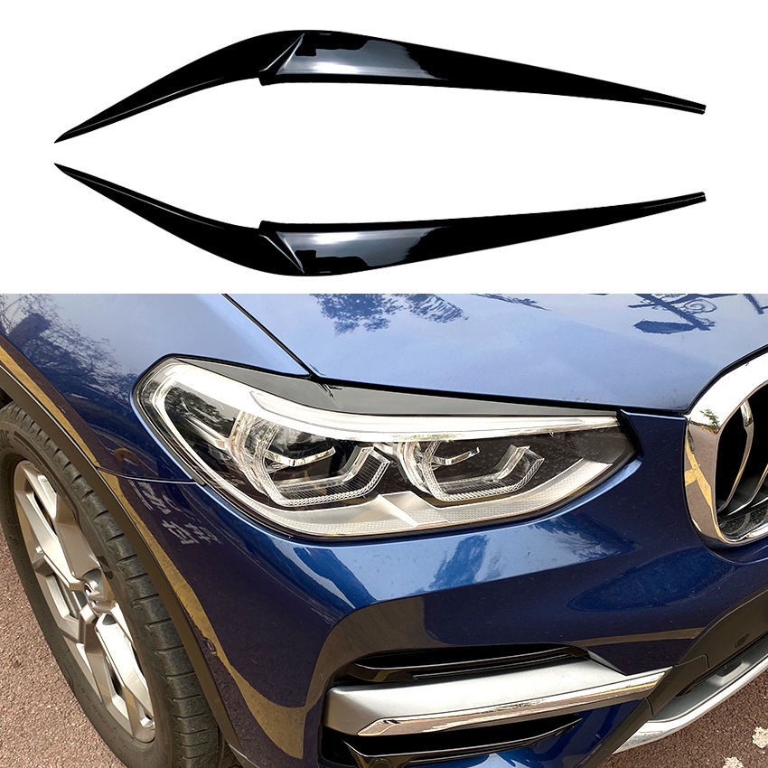 BMW X3 X4 G01 G02 2018+ Headlight Eyebrow Sticker Exterior