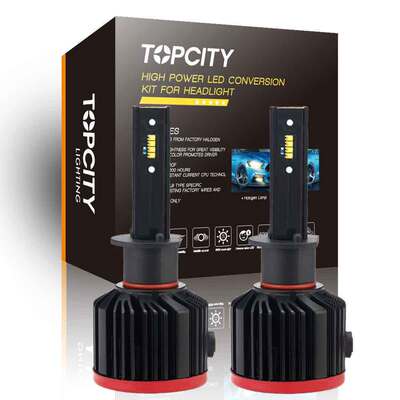TOPCITY G12 H1 80W Headlamps LED Car lights Fog lamp Non destructive refit