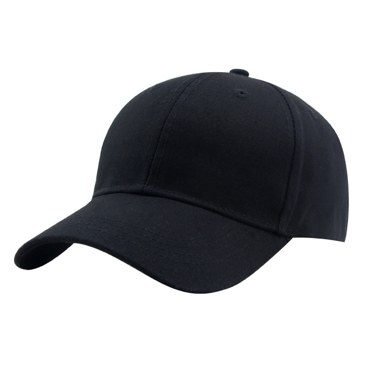 Baseball Cap Für Damen Und Herren, Schlichte Schwarze Kappe_voghion.com