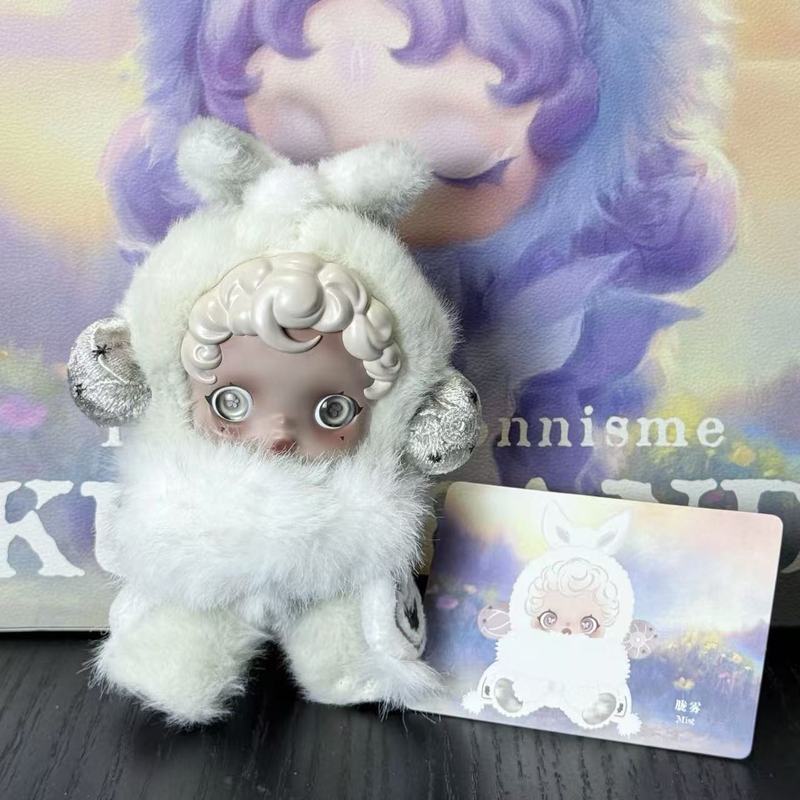 POPMART泡泡玛特SKULLPANDA光织园系列SP搪胶毛绒公仔挂件盲盒|undefined