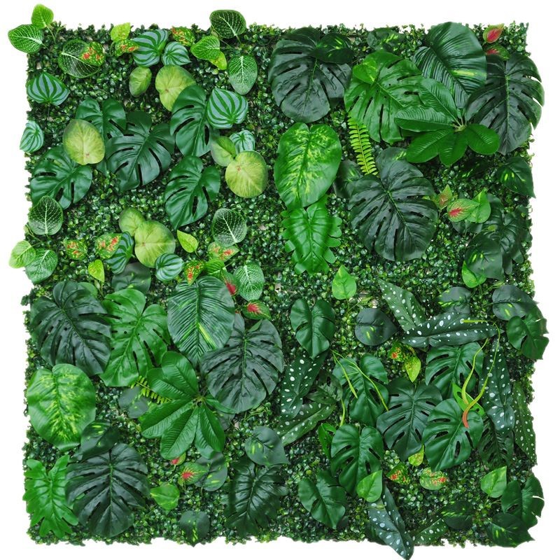 Pared de planta de simulación Pared de planta verde Pared de fondo Pared de plástico Cabeza de puerta Pared de césped de planta de simulación Pared de imagen de tienda de césped