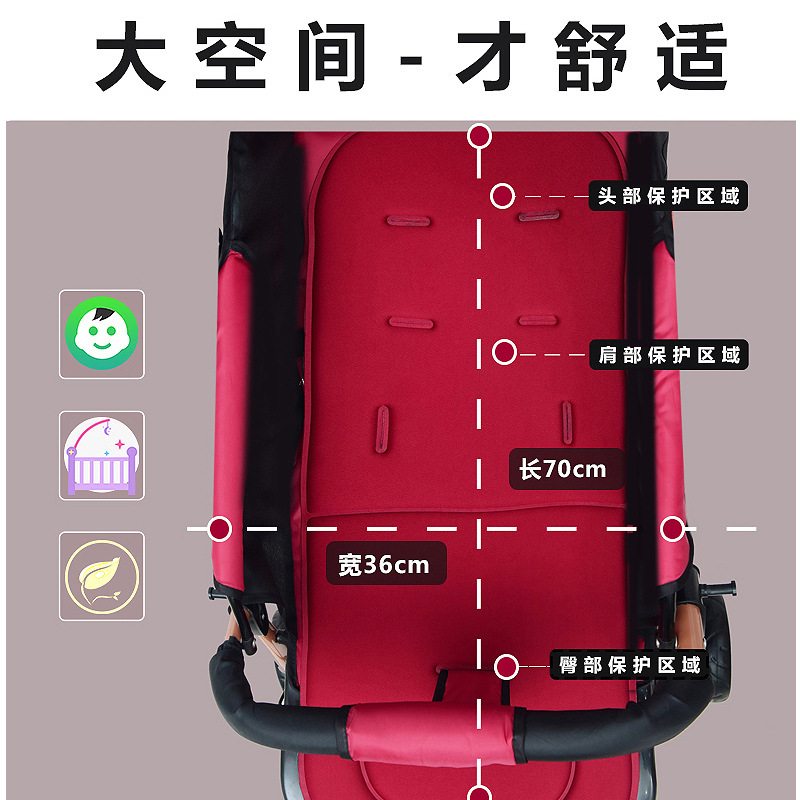 Cochecito de bebé plegable y ligero, de dos vías, cuatro ruedas, directo de fábrica, venta al por mayor.