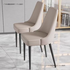 軽量高級ダイニングチェア、家庭用ダイニングテーブルと椅子、商業ホテルレストラン、北欧イタリアンスタイル、モダンでシンプル、ハイエンドの背もたれスツール
