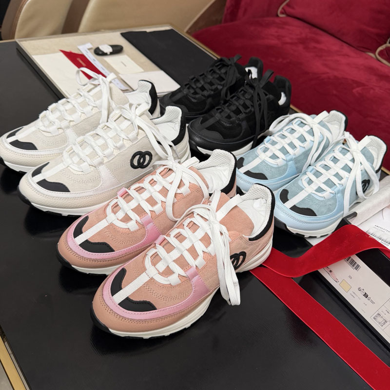 2025 Autumn New Style New Color Small Fragrance Sports Shoes Women's Thick Sole Heightening White Shoes Casual Shoes Lace-Up Dad Shoes