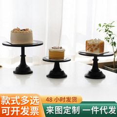 北欧のデザート台の置物の展示棚のケーキのトレーのお茶の休憩台の午後のお茶のお菓子棚の高い足の棚の白い