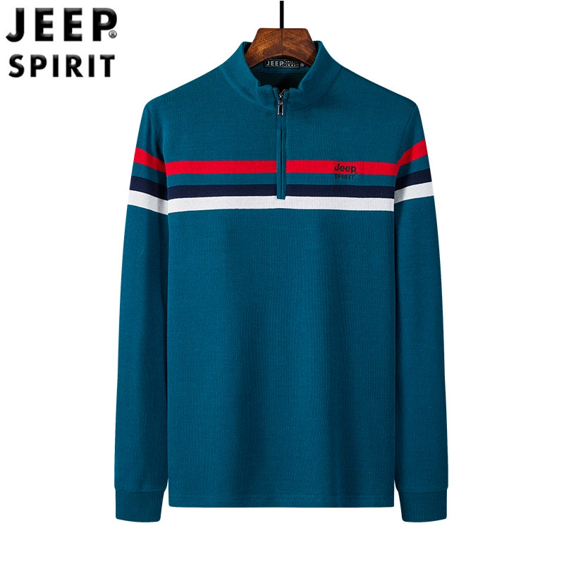 2021 Мужской осенне-зимний новый свитер с длинными рукавами, Свободный Мужской пуловер с воротником и короткой молнией, футболка 2866