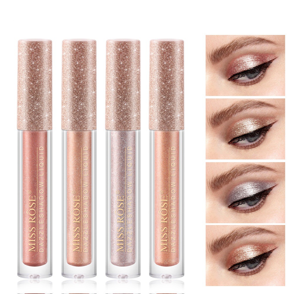 missrose Glitter Flashes Liquid Eyeshadow Broken Diamond Fine Flash Monochrome Liquid Eyeshadow Shining Eye Brightening