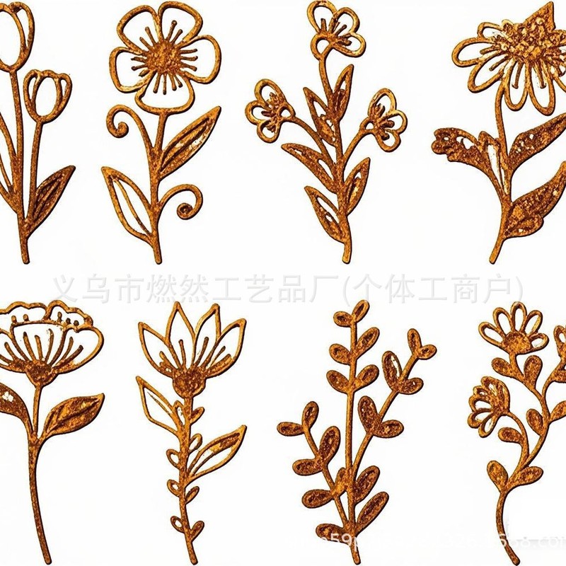 クロスボーダー新スタイル 5 錆びた鳥鉄工芸品錆びた模擬鳥彫刻屋外ガーデンシーン装飾|undefined