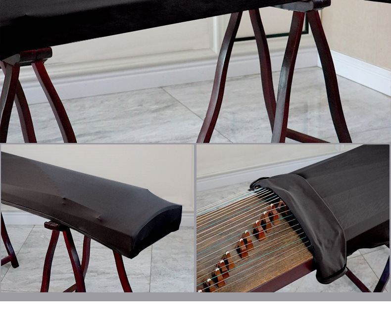 Guzheng elastik kapak Guqin kapak yüksek kaliteli modern minimalist müzik enstrümanı süt ipek örtü kumaş 163 uyumlu Guzheng toz örtüsü