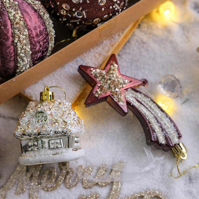 新品クリスマスボールカラーボールアメリカンインズボールクリスマス装飾品6cm風クリスマスツリー装飾ペンダント|undefined