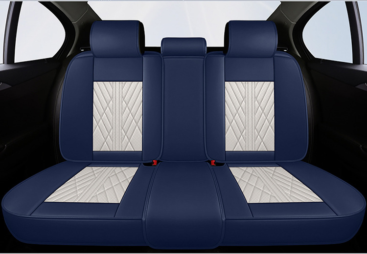 Car Cushion Four Seasons Universal Full Surrounding Special Seat Cover Autumn Breathable Perforated Leather Cartoon Goddess Car Cushion Cover