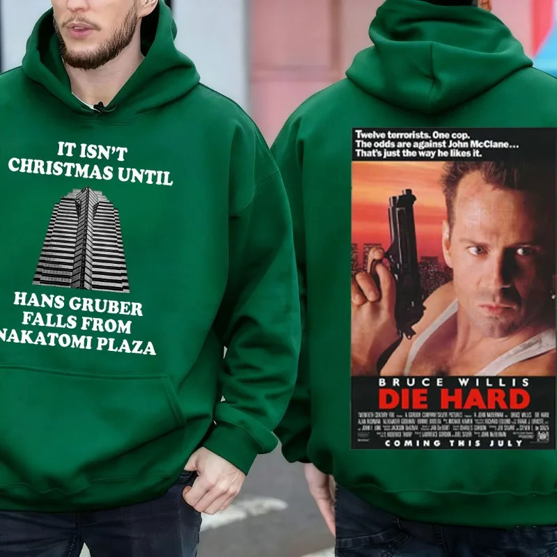 [Cross-Border European Code] Die Hard Hans Gruber Xmas Sweatshirt Funny Chris