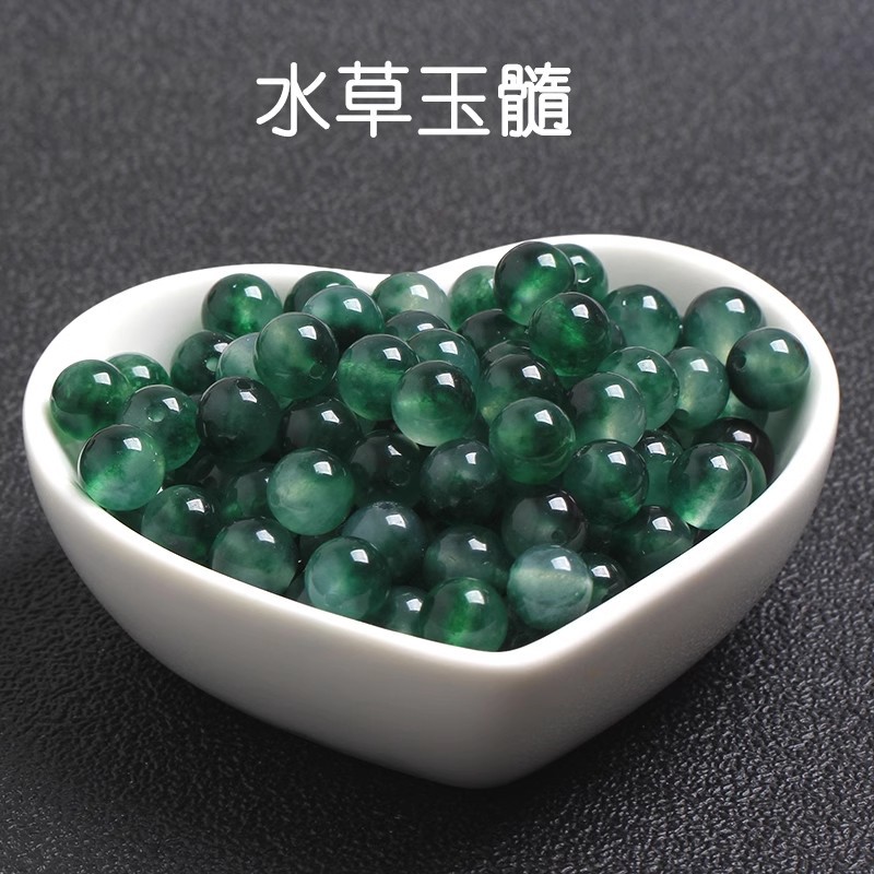 Blue flower chalcedony