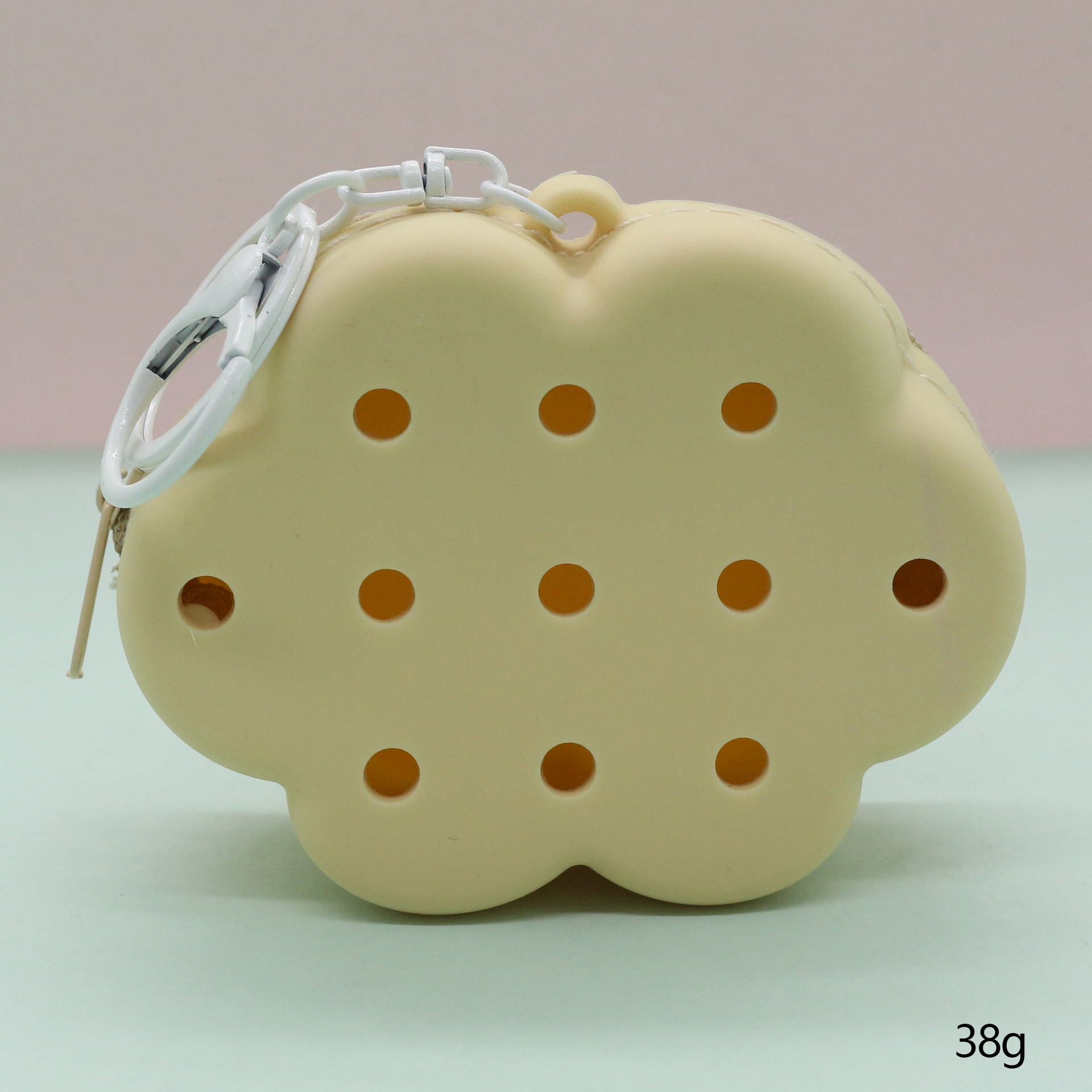 Inventario de dibujos animados de silicona agujero bolsa mini bolso diy bolsa de almacenamiento bolso auriculares llavero colgante regalo