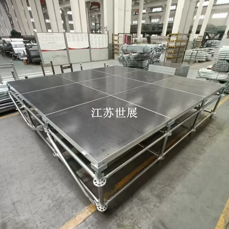 厂家直销双层活动加厚铝合金雷亚架支架拼装升降舞台/快装舞台板