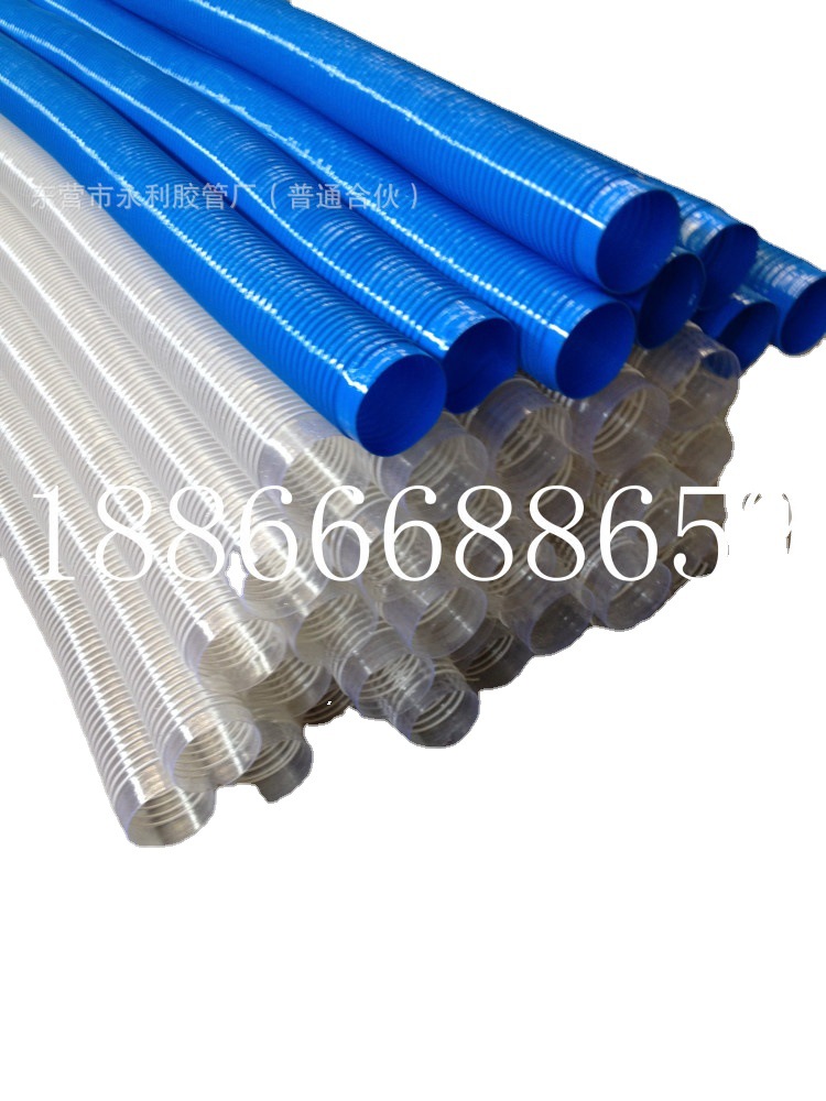 工业伸缩环保风管  pvc螺旋风管矿用风管  DN100 -200通风管道