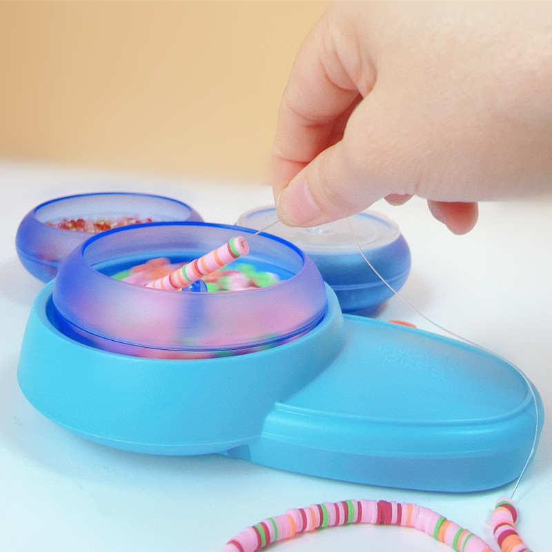 2023 nuevo dispositivo de abalorios eléctrico DIY máquina de abalorios automática hecha a mano puede usar cuentas angulares cuentas en forma de diamante cuentas ovaladas