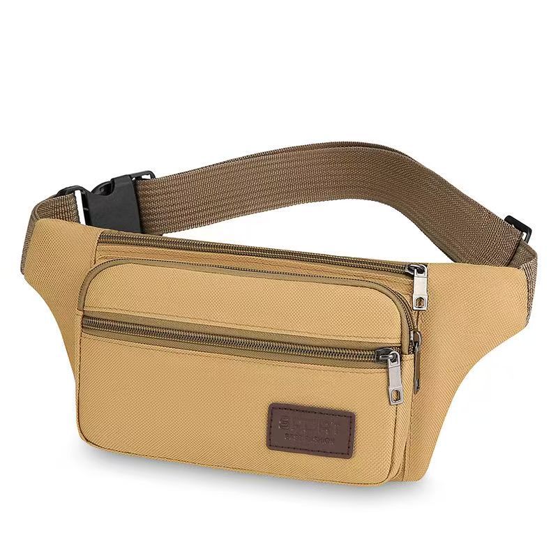 Men's Waist Bag Wholesale Construction Site Work Stall Cashier Bag Outdoor Mountaineering Cycling Mobile Phone Bag Diagonal Chest Bag