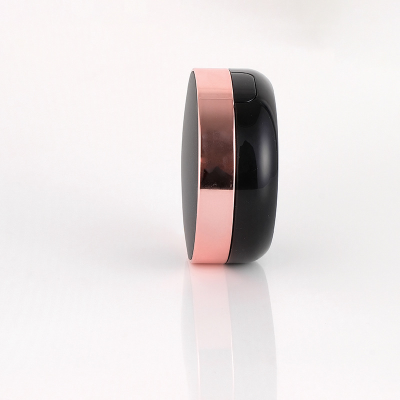 圆形双层气垫粉扑盒包材 遮瑕BB霜一体粉底液电镀彩妆两用气垫盒