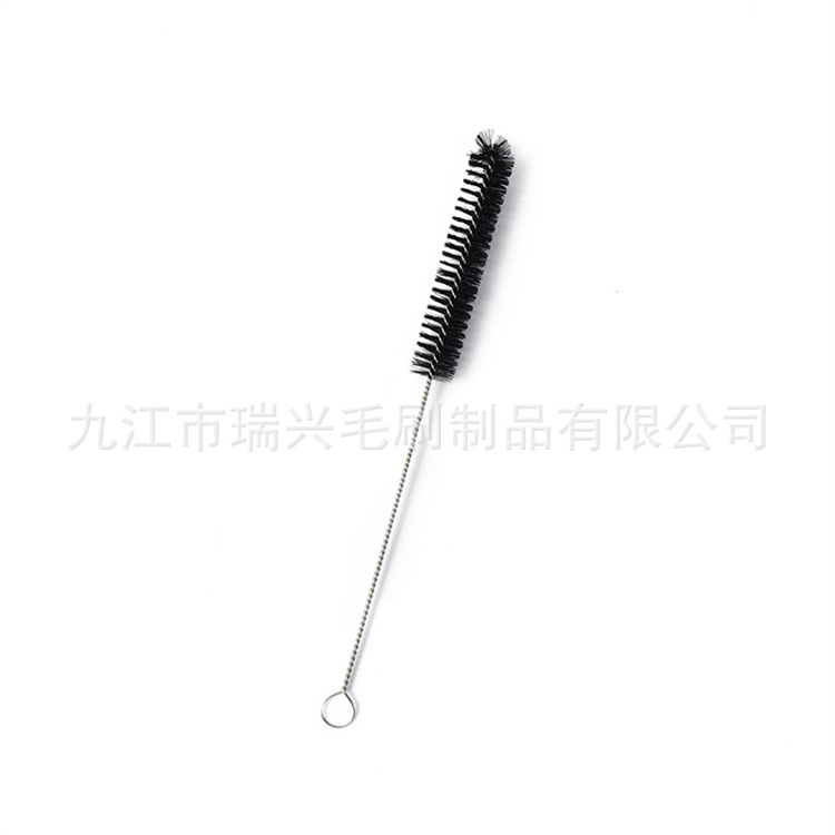 黑色折弯刷304不锈钢螺旋扭线刷塑料软毛去污清洁刷规格材质按需