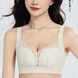 芙蓉8953#素雅蕾丝透气内衣34-38/34-40中薄B杯聚拢无钢圈文胸尾