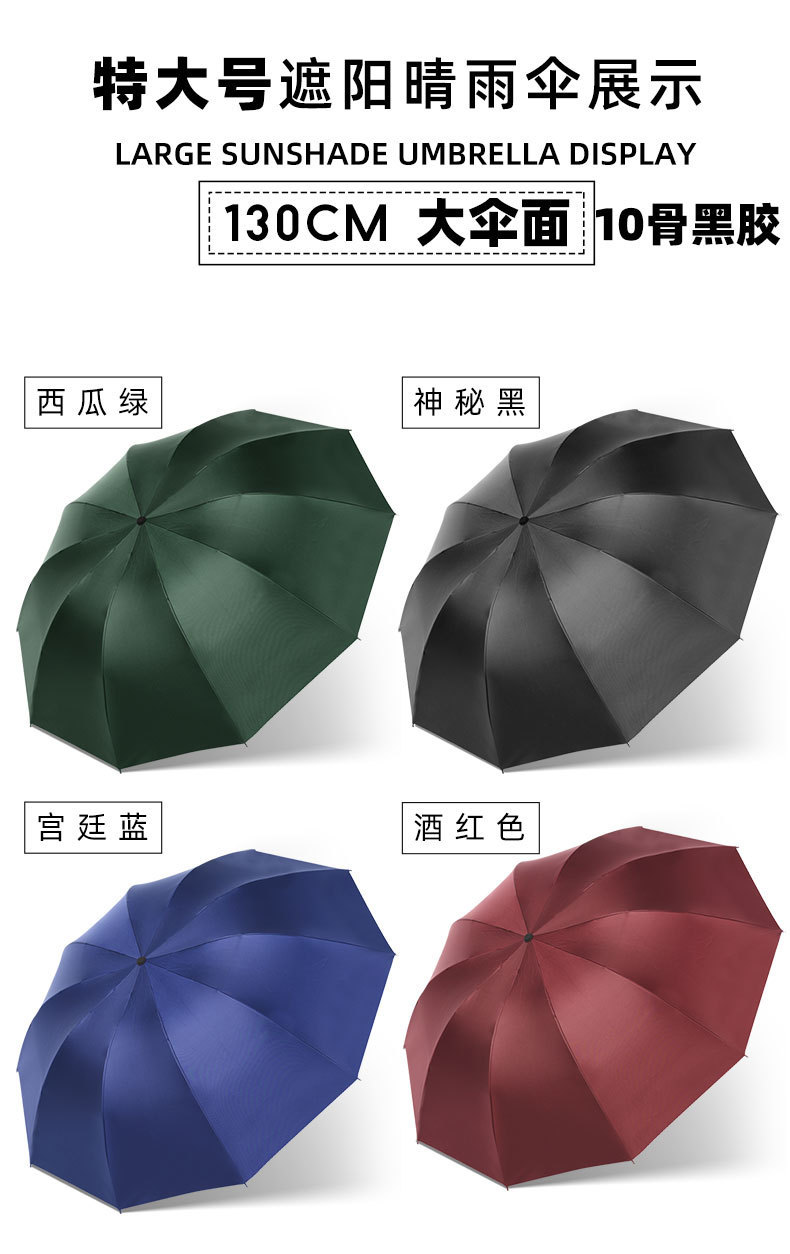 超级大伞3-4人伞自动直柄抗风150cm晴雨两用大号特大暴雨商务外出-阿里巴巴