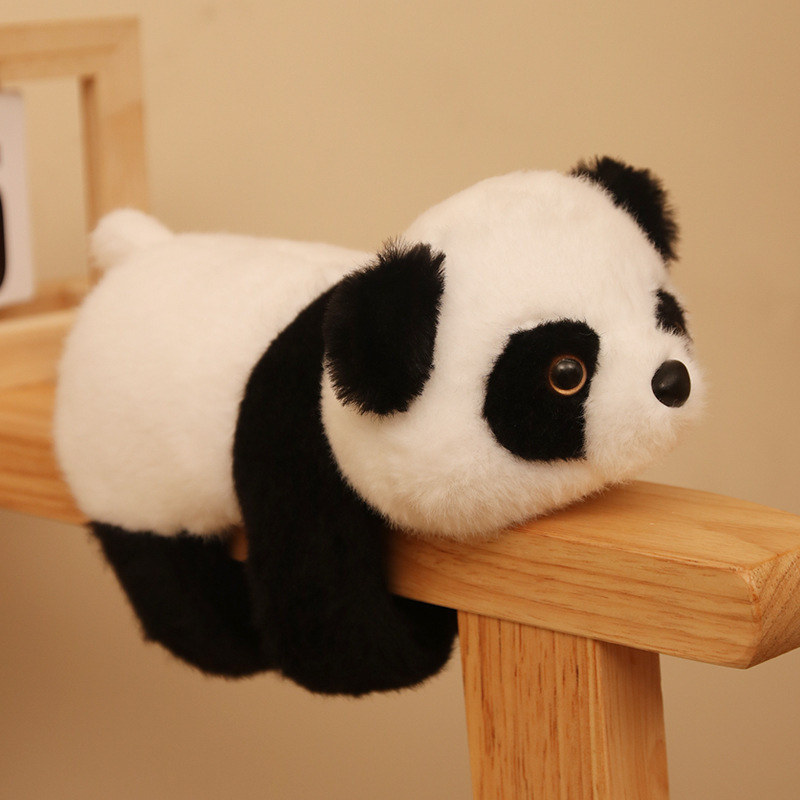 Cartoon Panda Snap Ring Doll Children's Doll Plush Toy Snap Bracelet Gift Chengdu Travel Souvenir