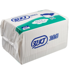 Double lamp toilet paper 800g large package straw paper flat household toilet paper affordable wholesale delivery