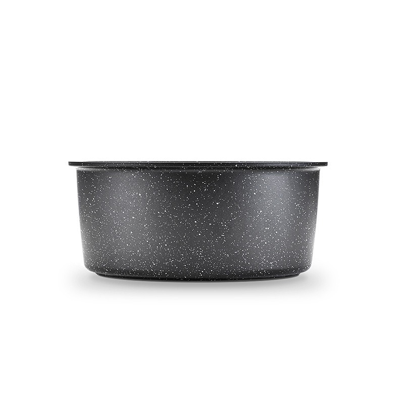 Juego de ollas antiadherentes de piedra médica transfronteriza, juego de ollas caseras, wok, ollas de sopa, pots de cocina