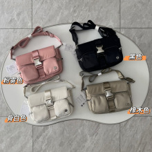 luluWunderlust3L质感多口袋潮酷男女同款腋下包法棍邮差包斜挎