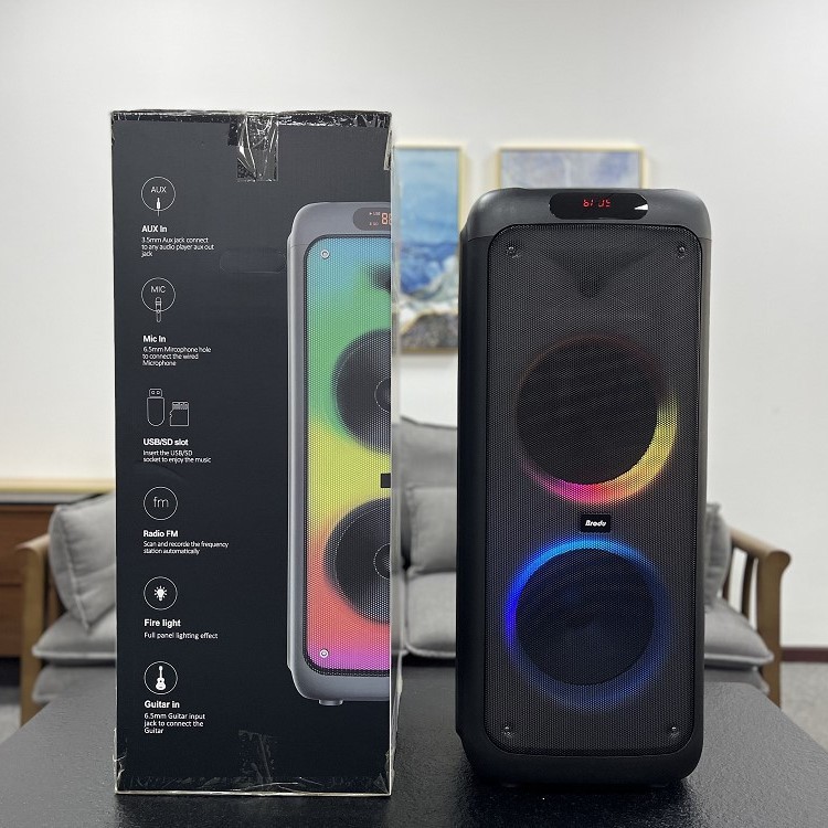 Altavoz Bluetooth portátil BTS-1387 doble 10 pulgadas