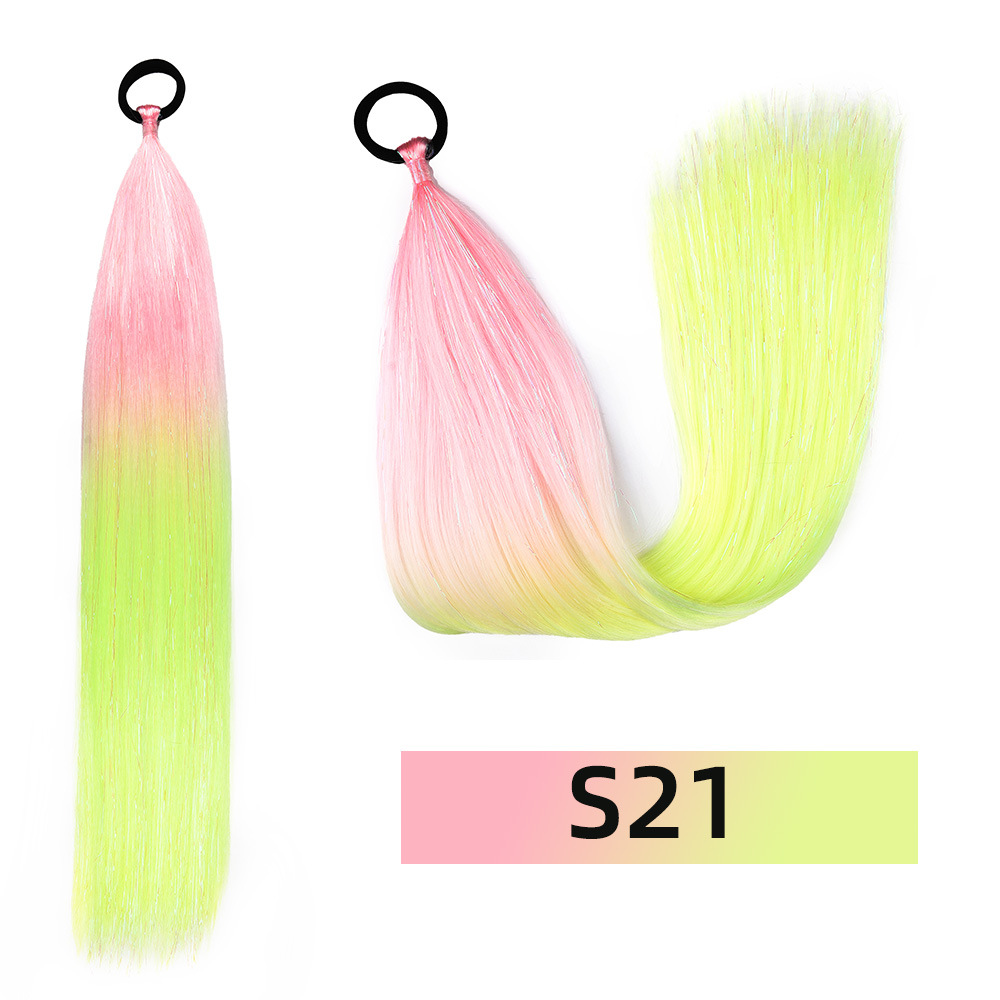 Venta al por mayor de hilo de oro y plata para comercio exterior, para pelucas y coletas de rastas EZ, de un solo hilo, con degradado de colores, para cabello trenzado DIY, hilo láser y trenzas grandes.