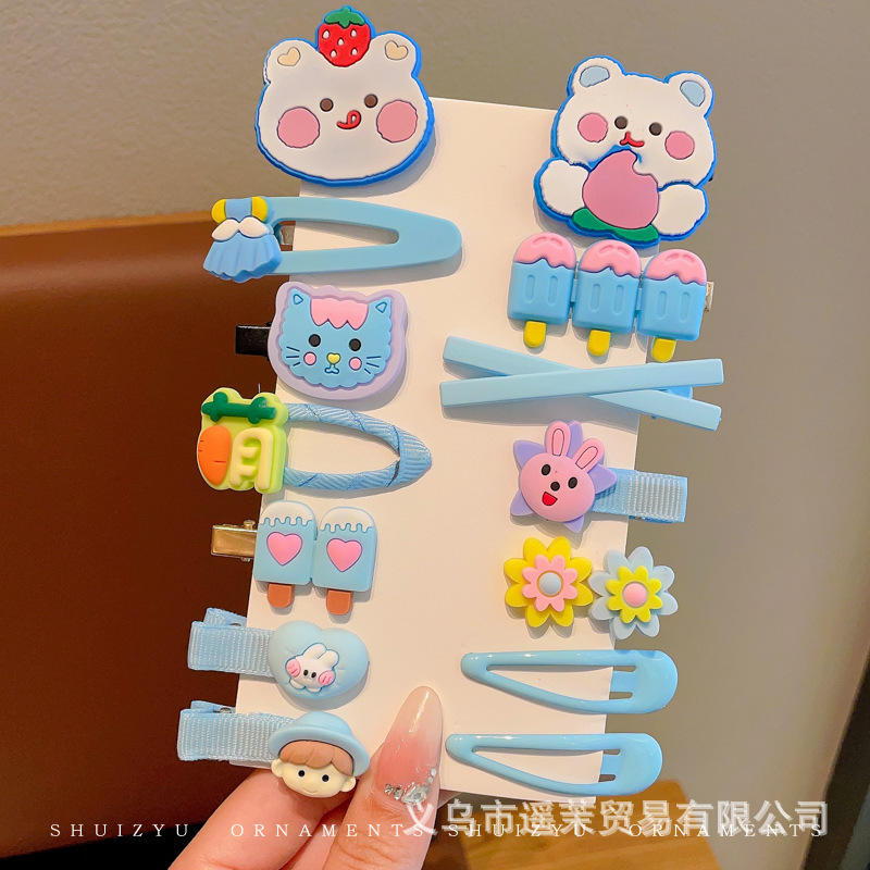 多巴胺儿童发夹女前额刘海夹鸭嘴夹头饰发卡碎发侧边卡子发饰夹子|undefined