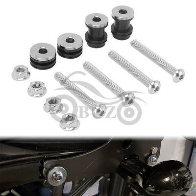 Harley XL883XL1200X48 04-19 modified accessories quick release screw tail frame backrest screw (Motorcycle General Parts)