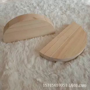 Полукруглые и круглые пластины из сосны натуральные для DIY