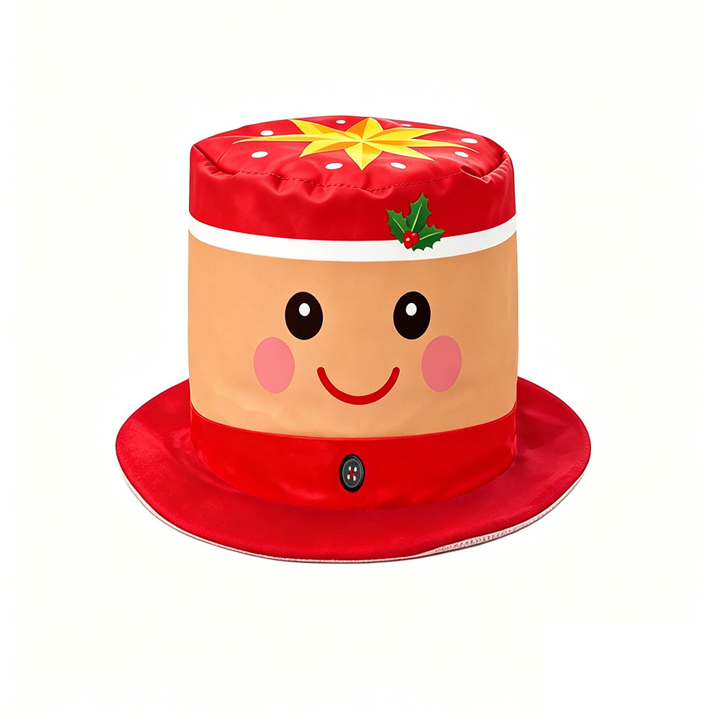 Nuevo sombrero de Navidad transfronterizo de EE.UU. Tío Sam sombrero navideño accesorios de decoración de dibujos animados para niños sombrero alto sombrero superior image 19
