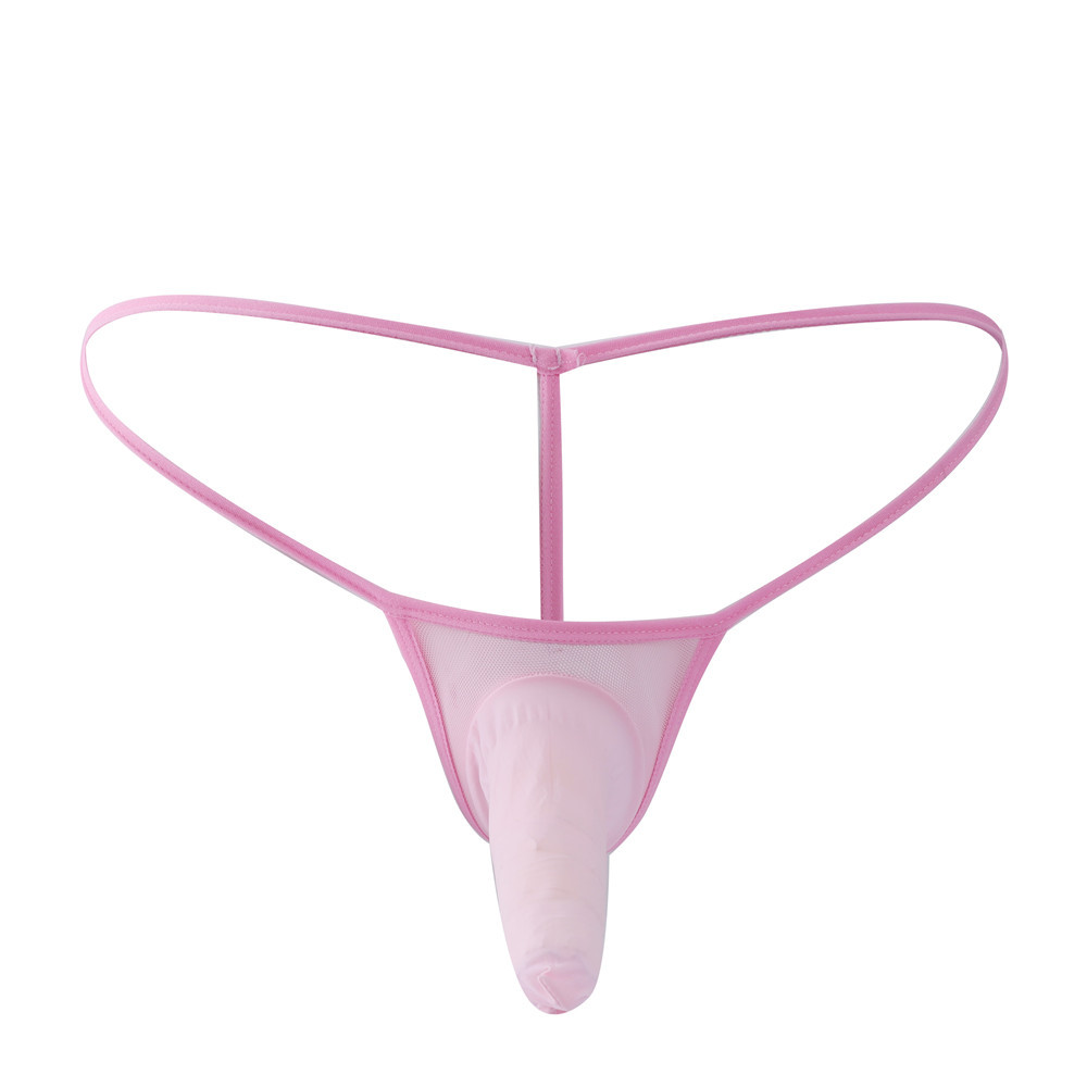 Vyriškos seksualios permatomos tinklelio stringų kelnaitės_voghion.com
