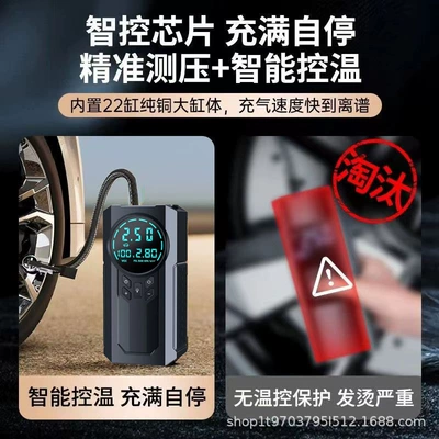 Hava nasosu: Wireless, Portable, Dual-Cylinder Model, Fast