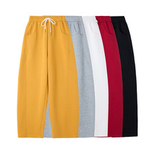 洛神秋冬新款广场舞服装弯刀裤棉质长裤加厚跑步运动弹性休闲裤女