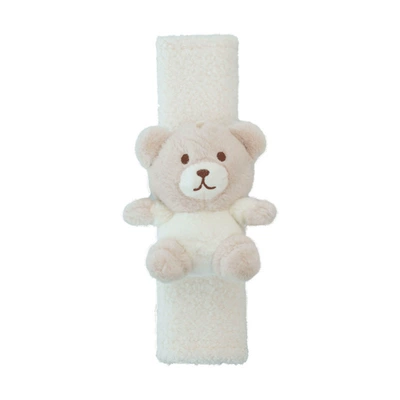 Cartoon Car Seatbelt Shoulder Pads, High-End and Cute, Made of Lamb Wool, Anti-Strain Shoulder Protectors for Cars, Suitable for All Seasons (Seat belt shoulder pad) - lambskin-shoulder-pads-doll-bear-2575cm